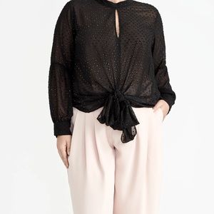RACHEL Rachel Roy Tops - Rachel Roy collection blouse black size 18 women RACHEL Rachel Roy Tops - Rachel Roy collection blouse black size 18 women